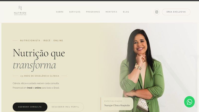 Nutrien — Núcleo de Nutrição e Saúde